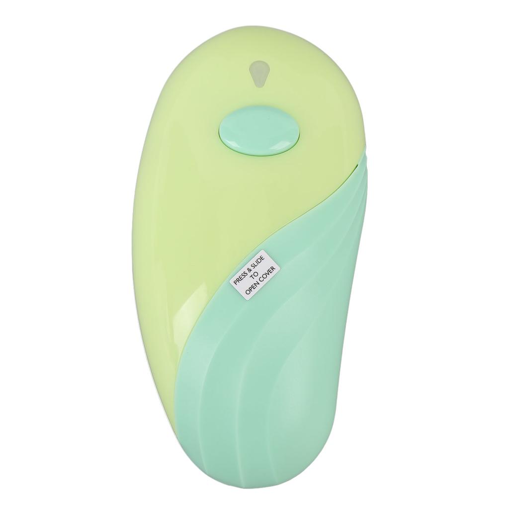 Electric Can Opener One Key Battery Powered Automatic Can Cutter for Elderly Home Kitchen Use Green