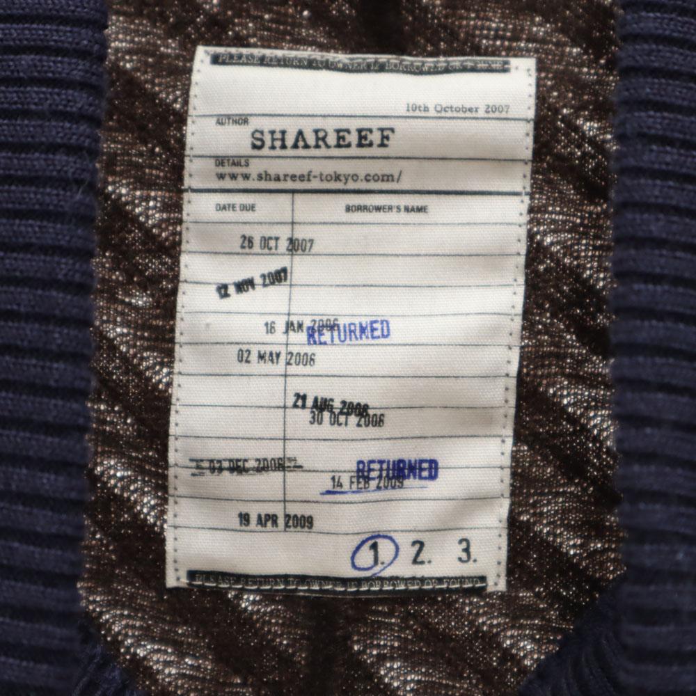 SHAREEF Made In Japan Long Sleeve Mock Neck Sweater 1 Two-tone Color Women Used