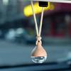 Perfume Empty Bottle Smooth Car Perfume Bottle Polished Good Smell  Novelty Transparent Aromatherapy Hanging Bottle Pendant