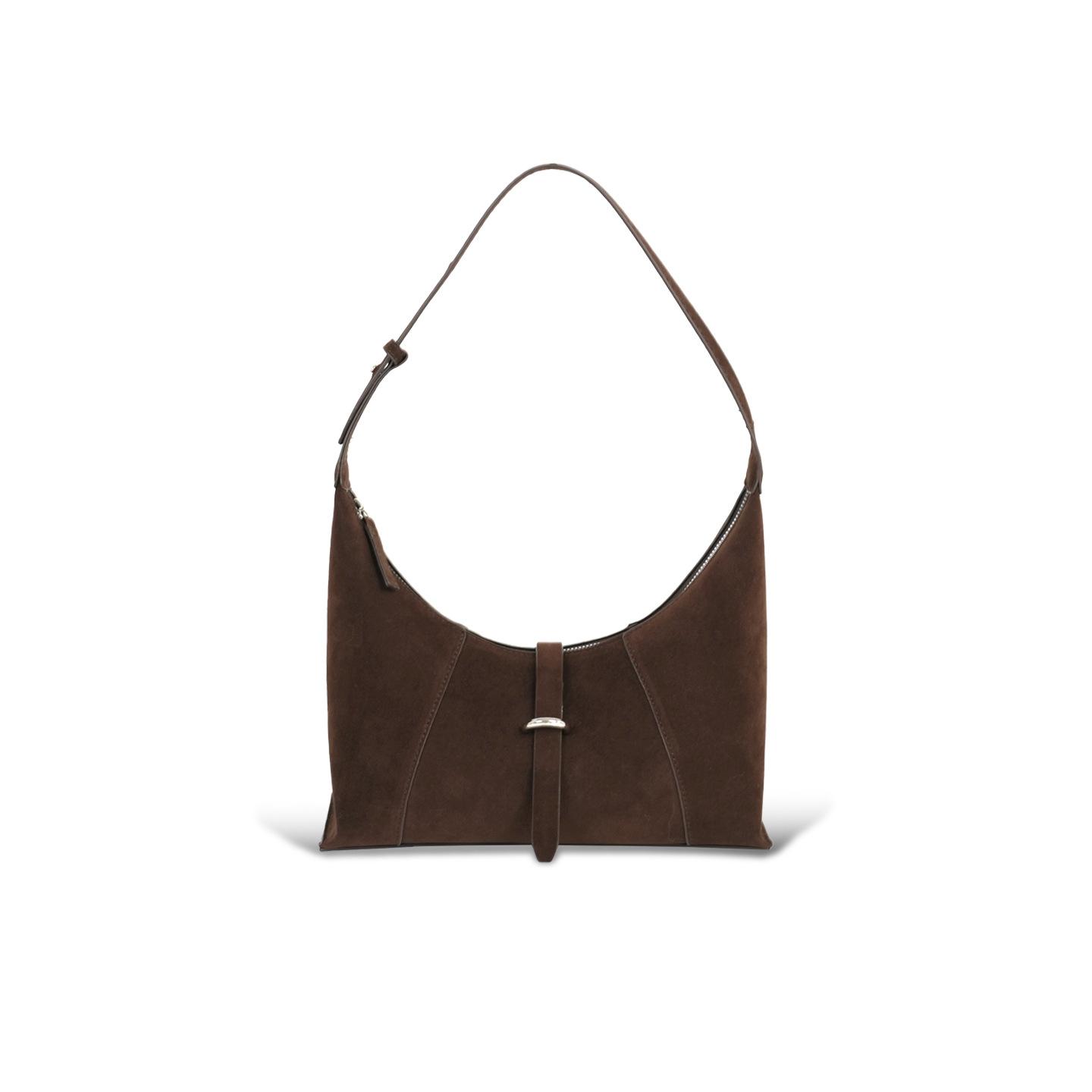 

High-end fashion suede underarm bag women s 2025 new commuter versatile shoulder bag niche retro handbag