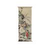 Chinese Style Zen Scroll Wall Art Painting Aesthetic Vintage Poster Semi-transparent Hanging Cloth Home Ancient Tea Room Decor