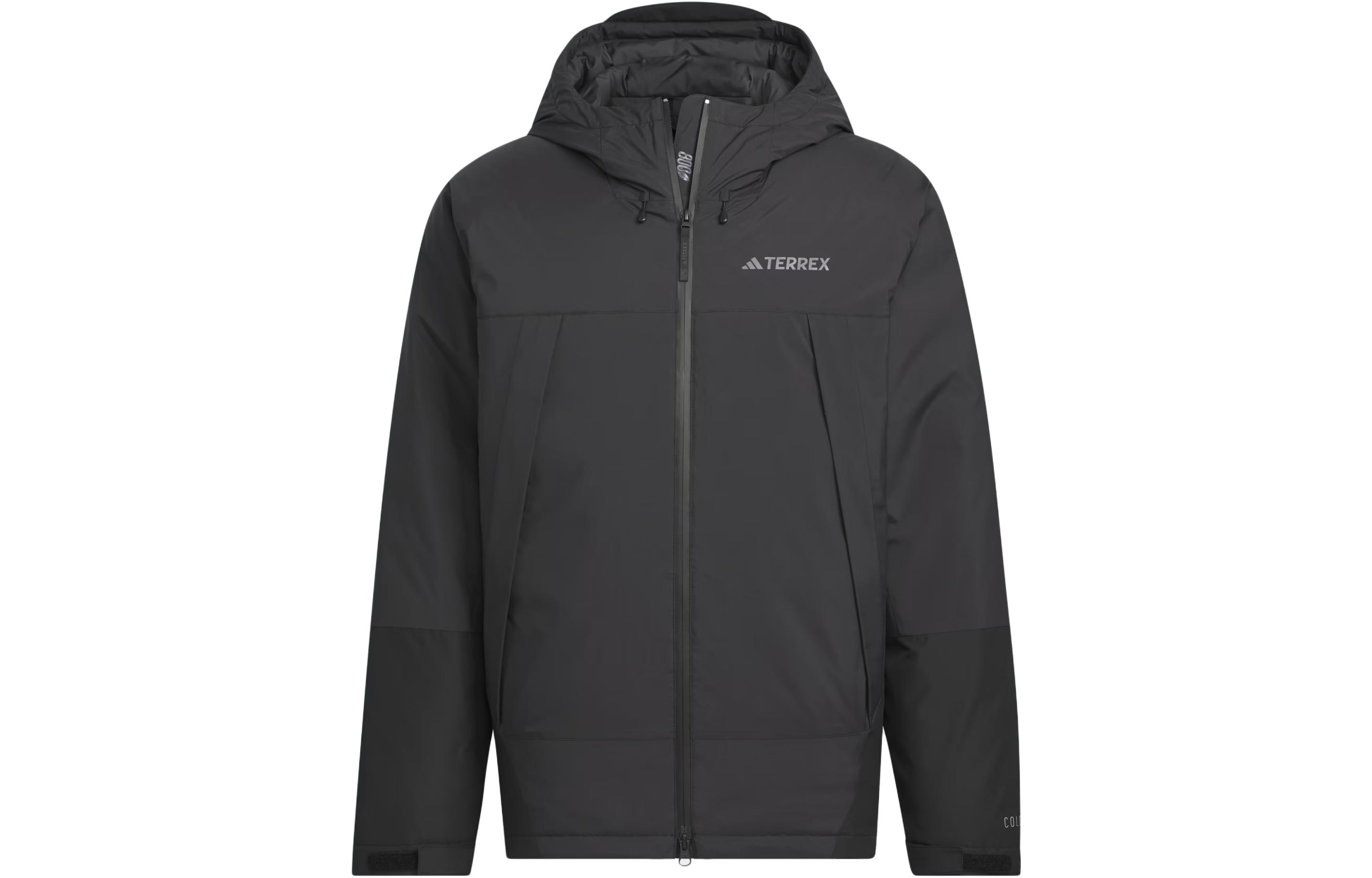 Adidas Down Jackets Men s Black Hooded Moderate IL8958 S