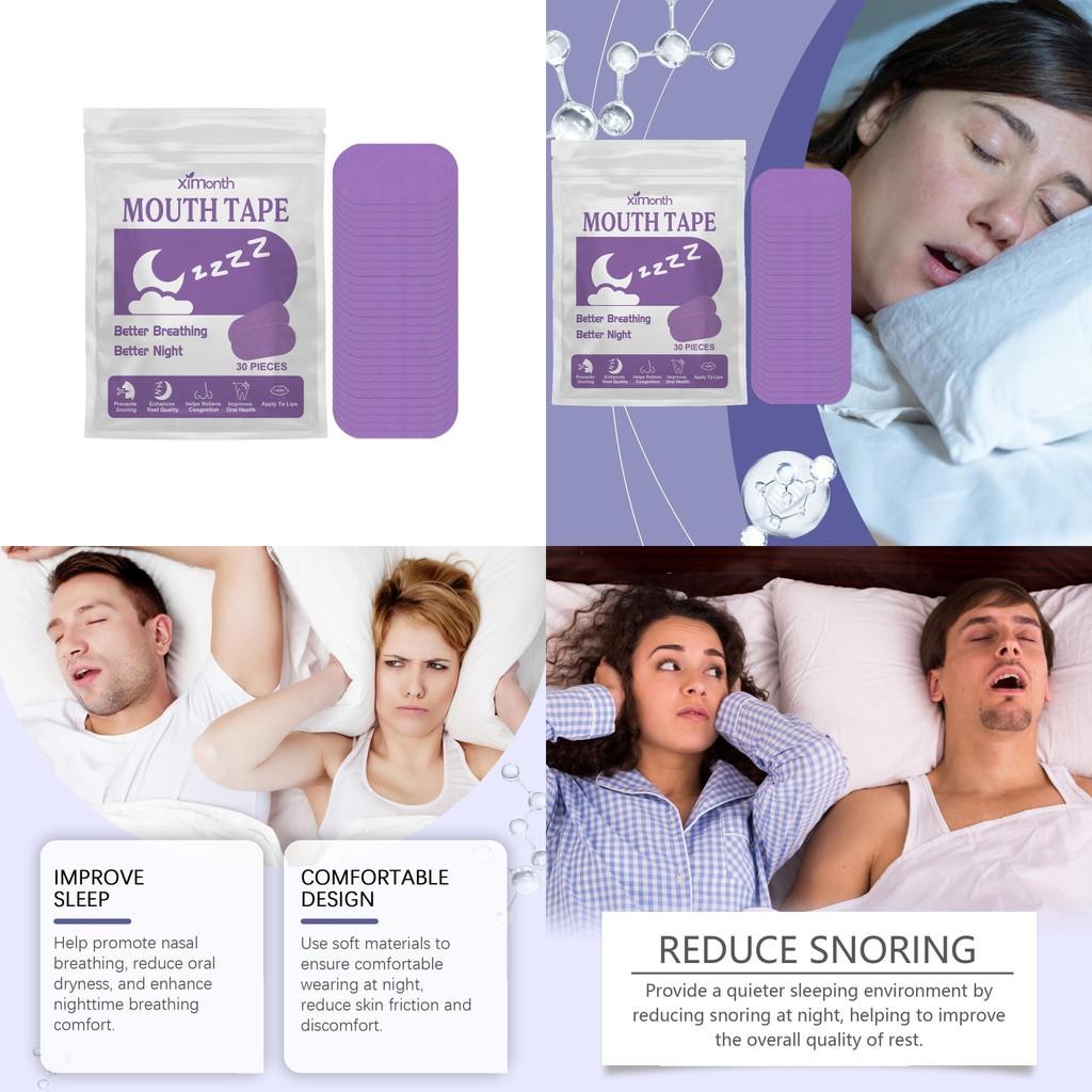 Ximonth Gentle Anti Snoring Patches For Peaceful Restful Sleep 30 Pieces