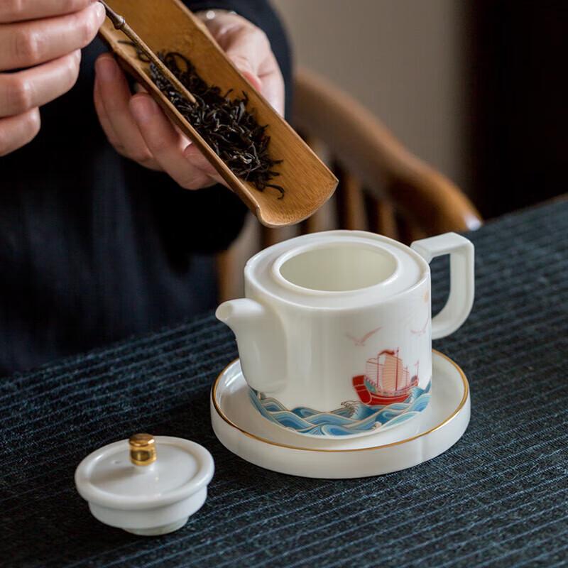 Jing Si Black Pottery Tea Set