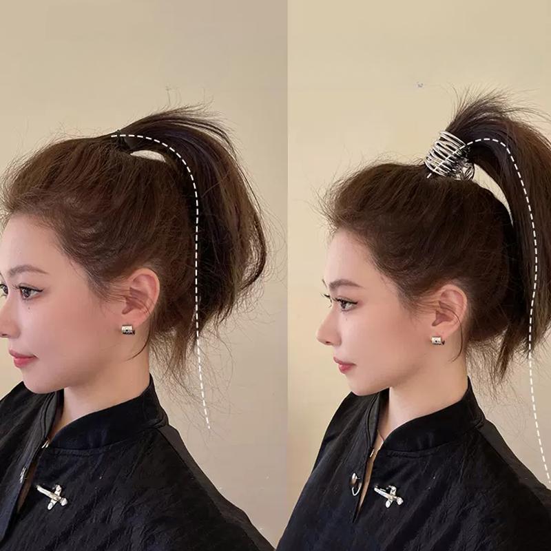High Ponytail Clips For Women Fashion Irregular Metal Claw Advanced Sense Clamps Girl Fixed Hairpin Claw Clip Hair Accessories