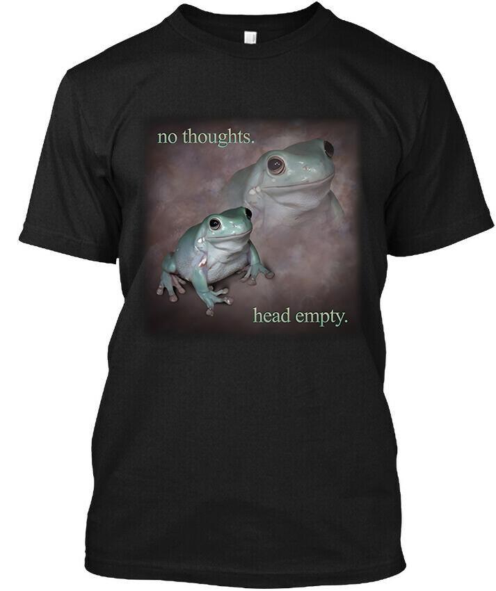 NEW! Sleepingbutweeping No Thoughts Head Empty Musical Art Graphic T-Shirt S-4XL S