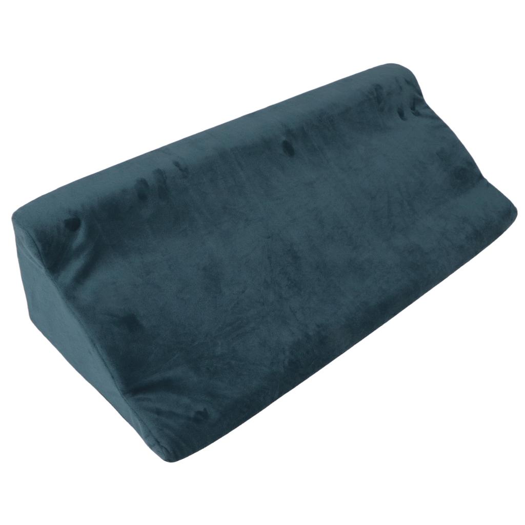 Keilkissen Gebogen Weich mit Reißverschluss Dreieckförmige Schaumstoffkeile Körperpositionierer für Erwachsene 23,6 x 9,8 x 5,9 Zoll