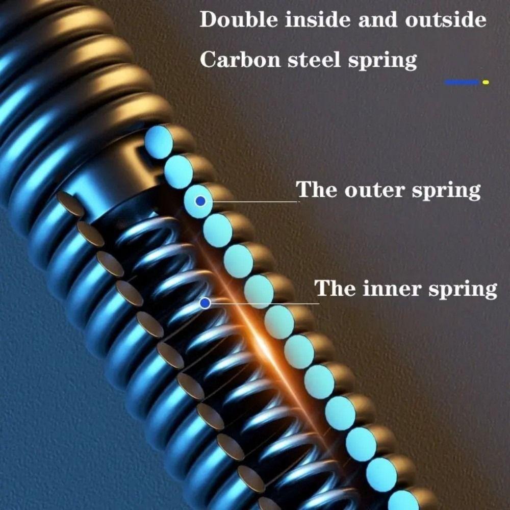 Foldable Spring Bar Resistance Bend Bar 20-60kg Arm Trainer Man Arm Exerciser Gym Equipment