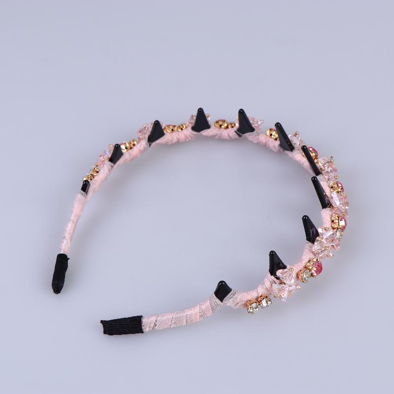 Stylish Rhinestone Hair Hoop Crystal Non Slip with Teeth for Women’s Daily Hair Fashion