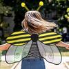 Costume Wings Vivid Polyester Fiber Wings Ladybug Cosplay Wing Costume Accessories for Halloween Stage Performance