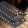 Geeignet für Samsung A55 5G Litschi-Muster Vollständig inklusive Handy Weichschale S25 Ultra Ledermuster Anti-Fall Schutzhülle