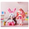 Cute 13 Joints 16cm 1/12 BJD Doll W/ Dress & Shoes Girl Toy Gift A