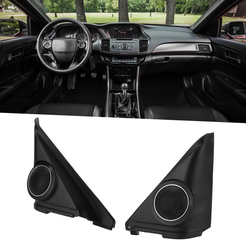 2pcs Car Door Tweeter Speaker Cover Loudspeaker Trim Replacement for Accord 2017‑2021
