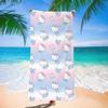 Cute Cartoon Printed Microfiber Beach Towel Quick Dry Soft Absorbent Bath Towel For Seaside