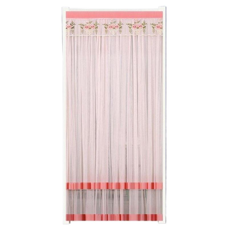 90*200CM No Punching Screen Door Curtain Anti Mosquito Insect Fly Bug Automatic Closing Household Ventilation Door Curtain