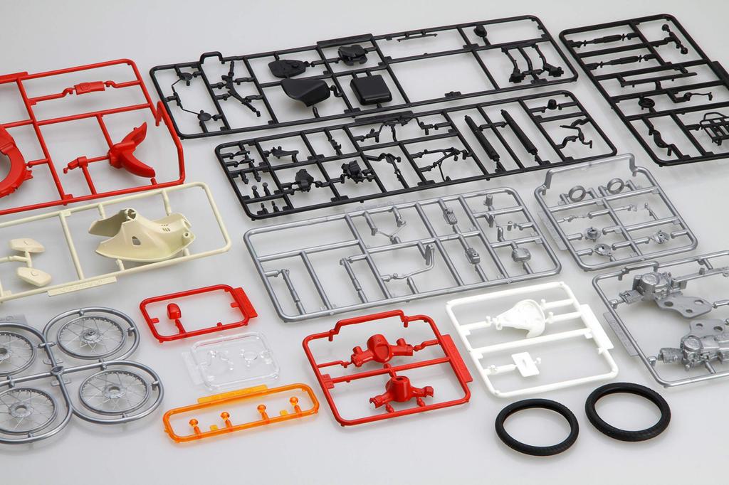 Fujimi Models NEXT Serie Honda Super Cub 110 Plastikmodellbausatz 1/12 Nr.1 EX-3 (60. Jahrestag) Vorgefärbt 12NX1EX-3