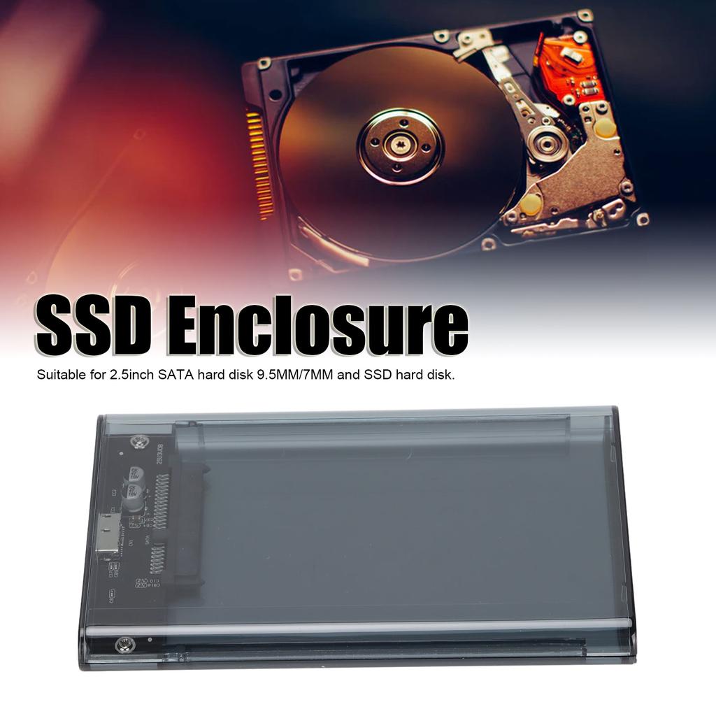 Hard Drive Enclosure USB3.0   Hard Disk Enclosure Suitable for 2.5inch 7/9.5mm   Interface  /SSD Hard Disk Case (Not Inclube Hard Disk)