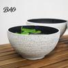 Lightweight Planter Plant Pot with Drainage, Resin for Indoor Outdoor Weather-resistant Flower Plants, Medium Pots Patio, Balcony Garden Decor