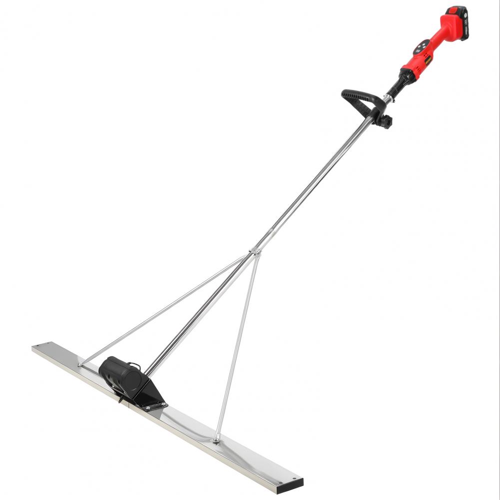 Staggia vibrante a batteria senza spazzole – Livellatore vibrante per calcestruzzo in acciaio inossidabile da 59", Strumento elettrico per finitura cemento