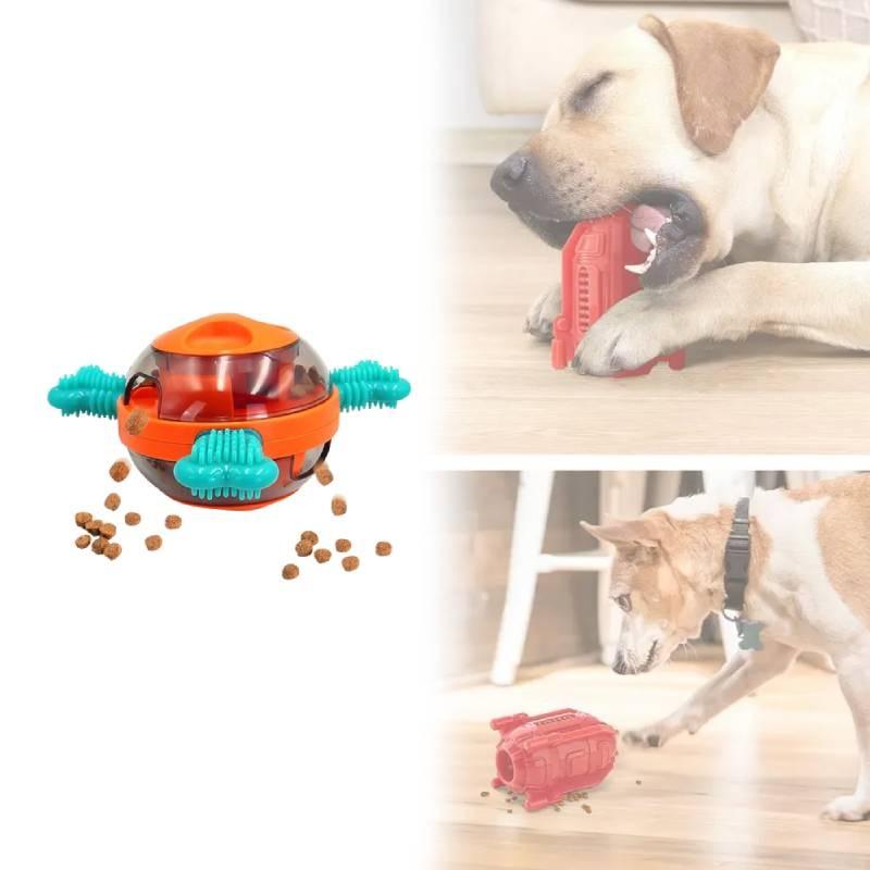 Pet Safe Bouncing Dog Chew Toy With Treat Dispenser For Dental Health And Play