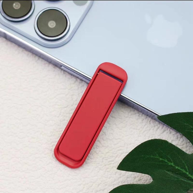 Compact Magnetic Alloy Phone Stand: Foldable, Invisible, Convenient Holder