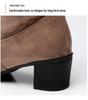 Stivali da ballo slip-on a tacco medio per tutte le stagioni da donna