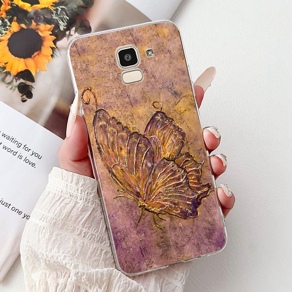 For Samsung Galaxy J6 2018 J600 SM-J600F Case Luxury Marble Dragon Soft Clear Silicone Phone Cover For Samsung J6 Plus J610 Capa