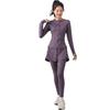Women's Quick-Dry Long Sleeve Yoga Jacket - Autumn Outdoor Sports & Casual Fitness Wear, Plus Size Available