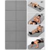 Foldable Travel Yoga Mat Lightweight Gym Mat Fitness Training Pilates Exercise Mat In/Outdoor Workout Yoga Mat for Women