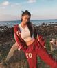 RVD (07 Campaign) Tracksuit Line Pants (Harvard Burgundy)