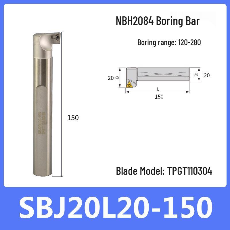 NBH2084 Fine Adjustment Boring Head Set with NBJ16 Offset and Fine Boring Bar