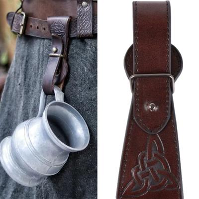 Vintage Style PU Leather Clasp Belt Buckle For Theatrical Performances Belt Accessory And Cosplay Event