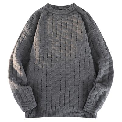 New Style Light Sweater Knitted Sweater Men's Loose Trendy Sweater for Autumn and Winter