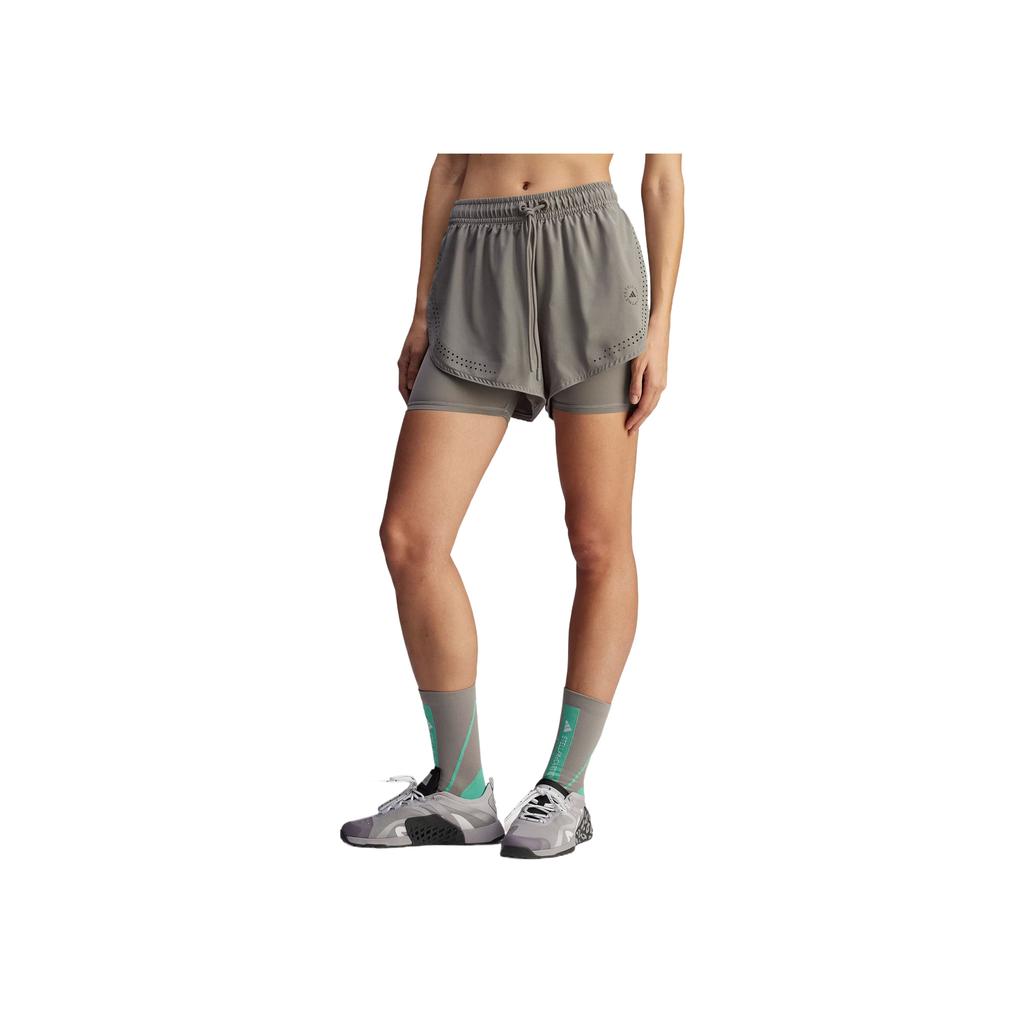 adidas Truepurpose 2-In-1 Shorts Breathable Skin-Friendly Sports Shorts Women Shorts JI5220