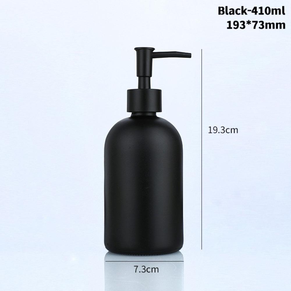 410ml Storage Container Glass Liquid Soap Dispenser New Empty Bottle  Hotel