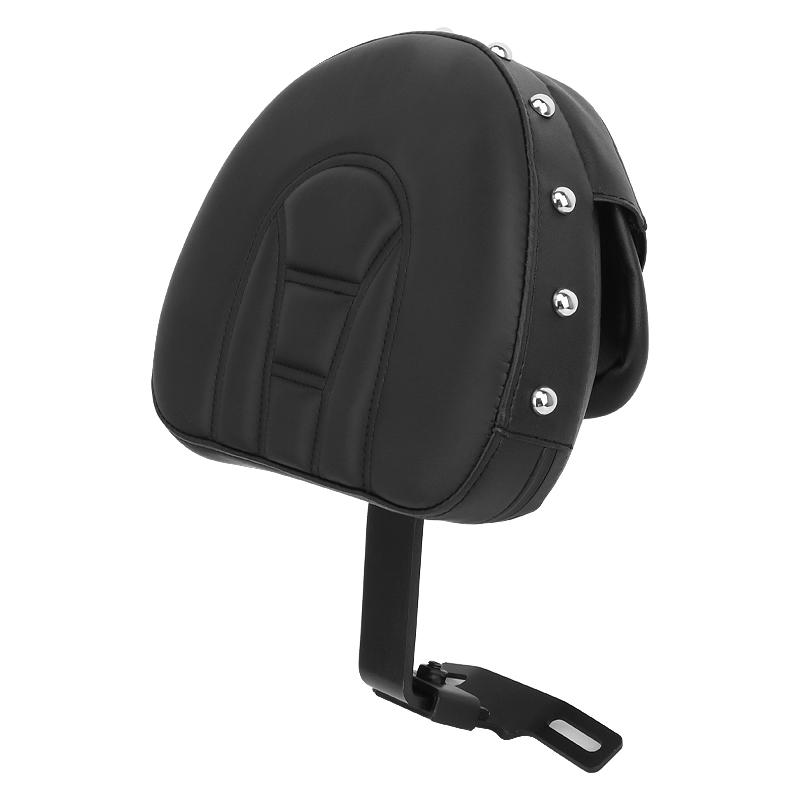 Motorcycle Adjustable Plug In Driver Backrest Rider Sissy Bar Pad For Harley Dyna Softail Electra Road Street Glide Road King