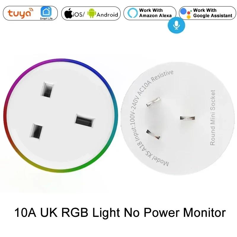 EU US UK DE BR AU IN WiFi Smart Plug Outlet Smart Life Tuya App Wireless Remote Control Power Socket Alexa Google Home No Hub