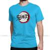 Vintage Demon Slayer Anime T Shirt Men Round Collar 100 Cotton T Shirt Short Sleeve Tees