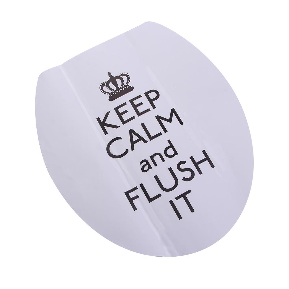 32*39cm Pan Removable Home Bathroom Decoration WC Cover Decals Closestool Decor Toilet Sticker Toilet Seat Sticker