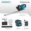YOFIDRA 2000W Electric Hedge Trimmer 15000RPM Lawn Mower Garden Landscaping Hedge Pruner Trimmer Tool For Makita 18V Battery