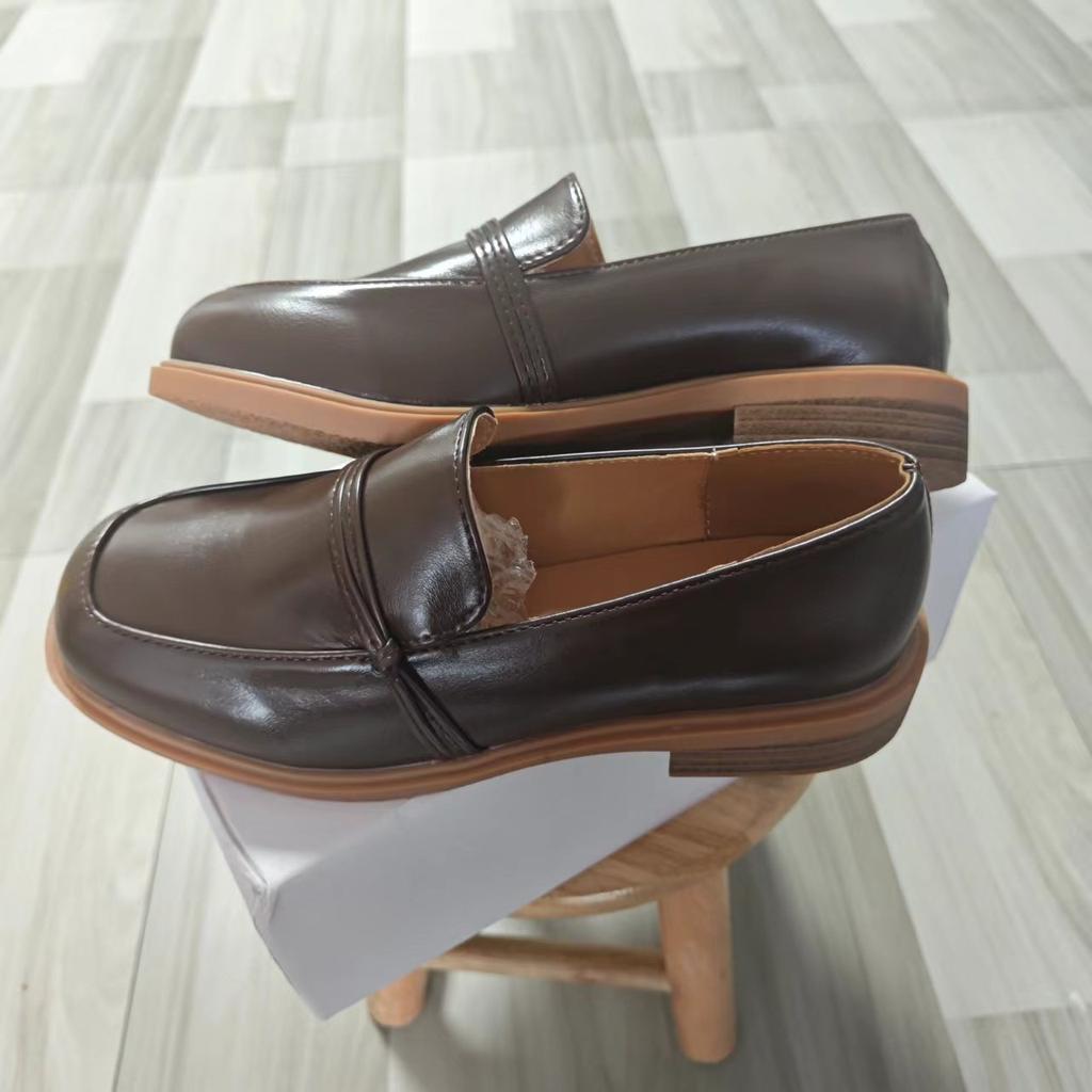 Fashion Women Flats Loafers Shoes Leather Designer Retro Shoes 2025 Trend Autumn Classic Shoes Women New Walking Dress Femme Zapatillas