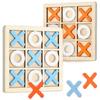 Montessori Play Game Wooden Toy Mini Chess Interaction Puzzle Training Brain Learing Early Educational Toys for Children Gift