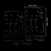 3/4/6/8Layer Hard Drive Cage Hard Drive Bracket For 3.5In Hdd Ssd Diy Storage Acrylic Rack Shelf With Cooling Fan Space