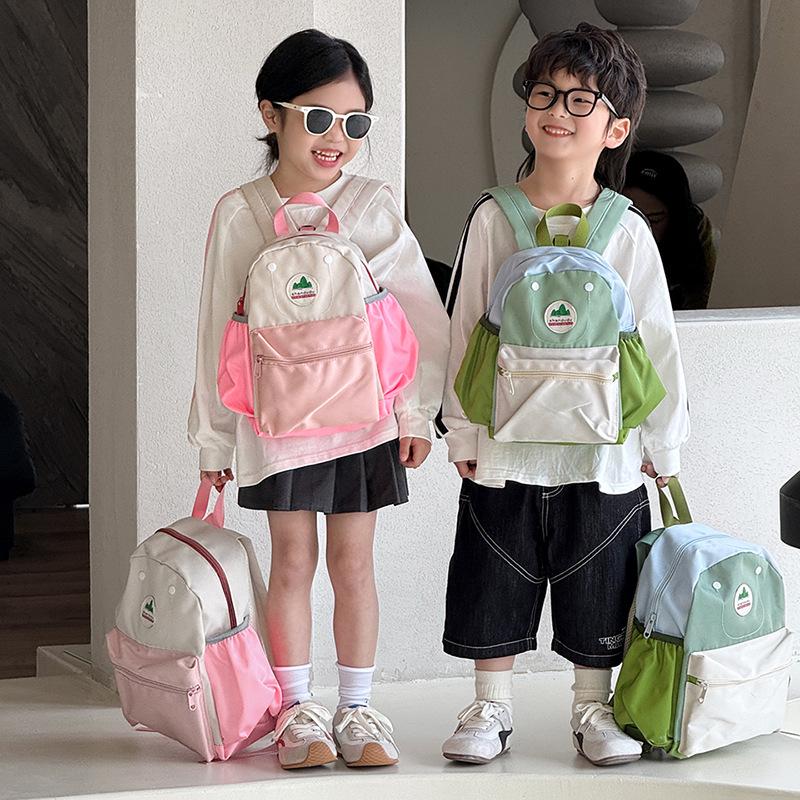 Korean Style Kids' Travel Backpack - Cute, Lightweight for Kindergarten & Elementary Students