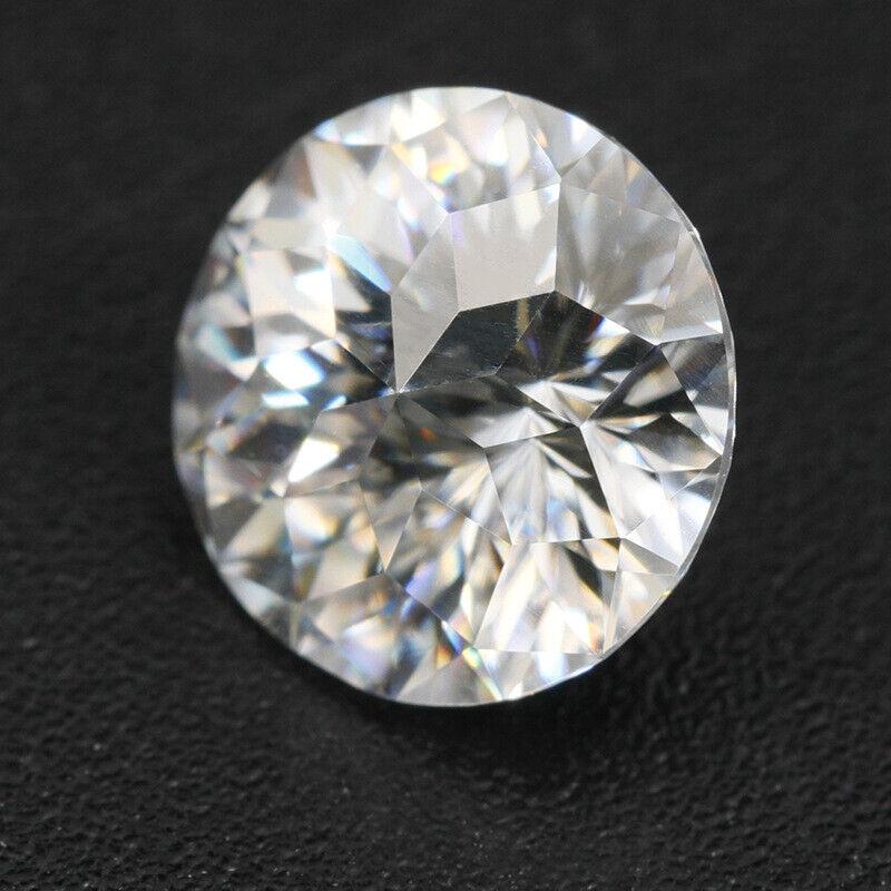 Moissanite 2 Pcs 14 mm D Color Round VVS1 Excellent Certified Gemstone Lot