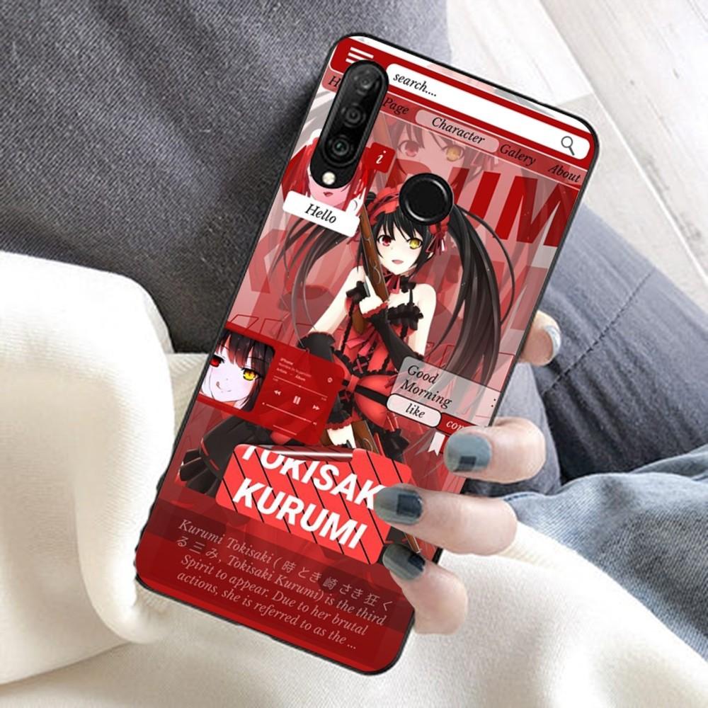 Date A Live Kurumi Tokisaki Anime Phone Case For Huawei Honor 10 lite 9 20 7A 9X 30 50 60 70 pro plus Soft Silicone Cover