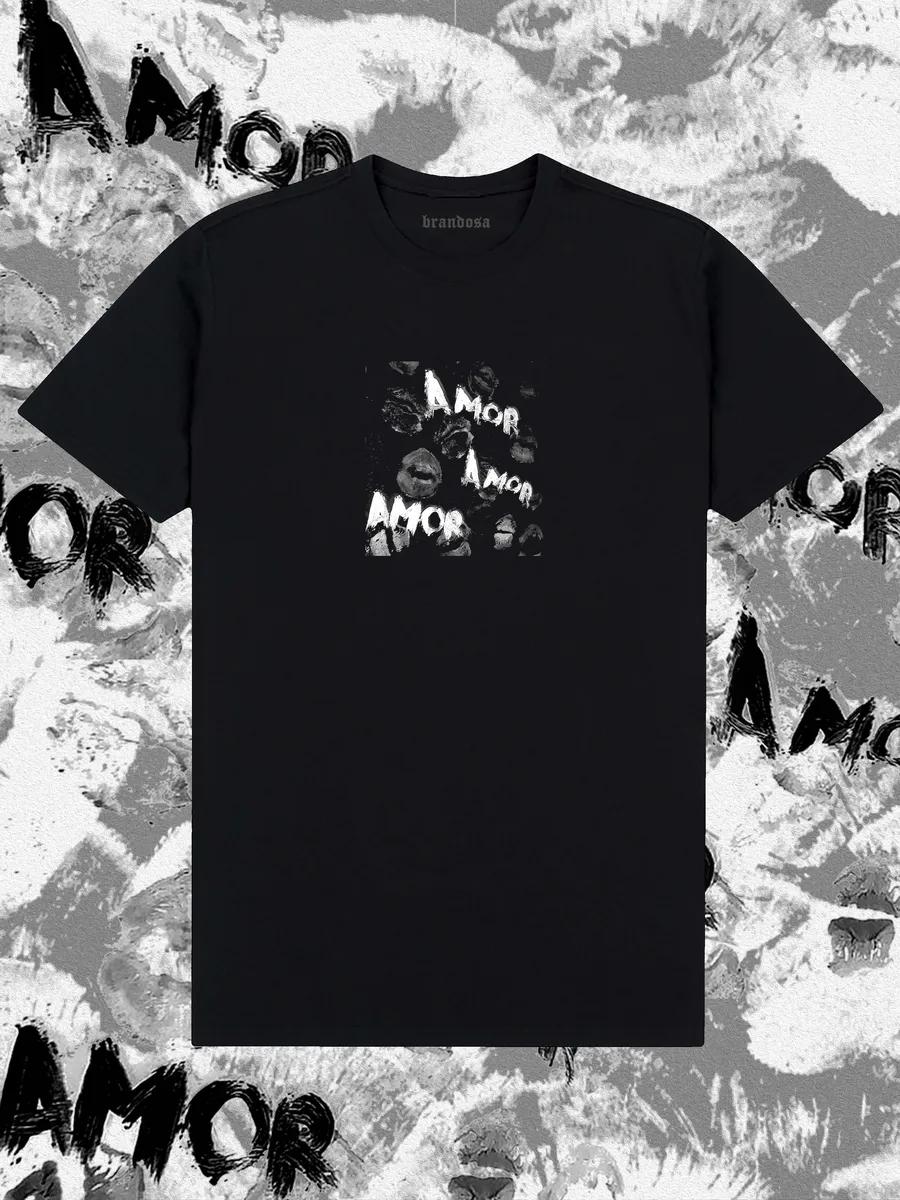Kisses print T‑shirt XL