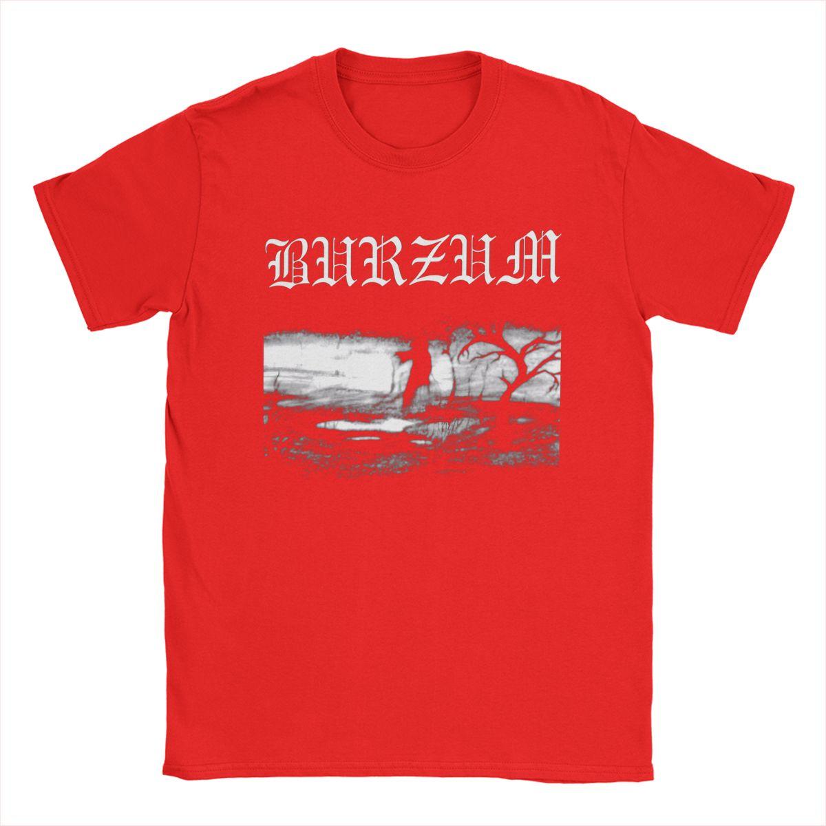 Повседневная футболка Burzum для мужчин, хлопковая футболка с круглым воротником, футболка с коротким рукавом, графическая одежда S
