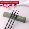 Mali G1233 Chinese Painting Brush Set: 3-Piece Wolf & Purple Hair Brushes for Fine, Leaf Vein, and Edging Brushwork.