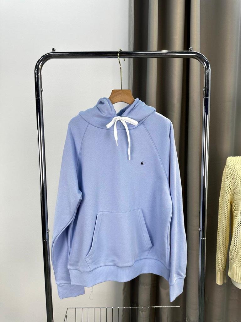 Damski sweter polo na jesień/zimę: Sportowa kurtka casualowa z kapturem i haftowanym logo konia